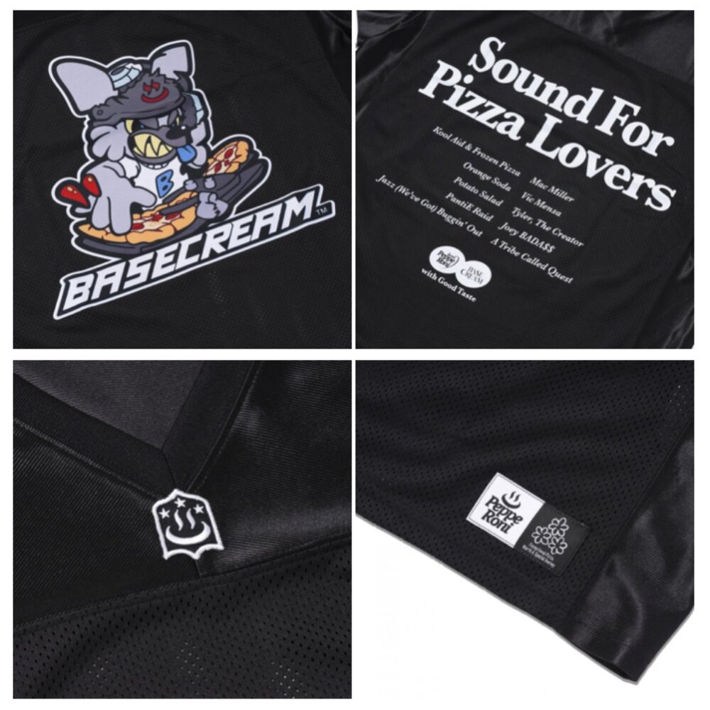 (NWOT) BASE CREAM x PPRN ‘KUKA’ Korea Unisex Football Jersey (Black) - Picture 6 of 16